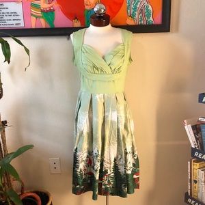 Swiss Miss Pin Up Dress NWOT